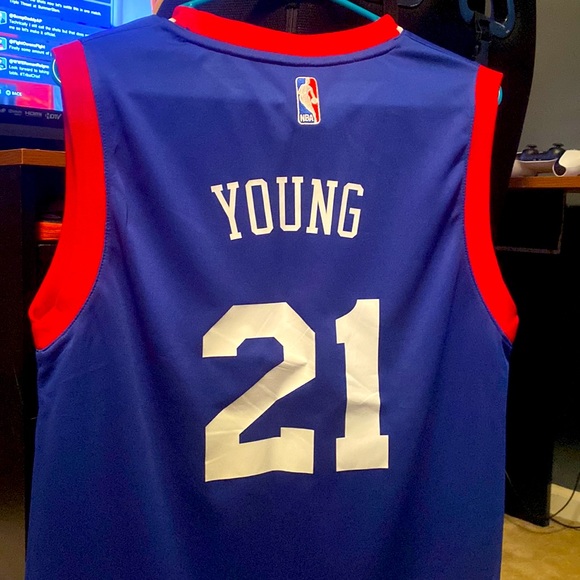 2014 NBA Thaddeus Young Authentic Jersey - Picture 2 of 2